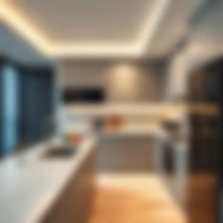 Modern kitchen with high-end appliances