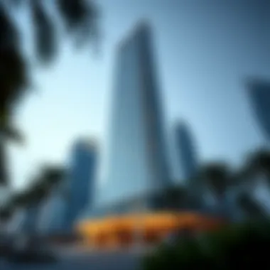 Dubai Pearl Tower Exterior View Stunning exterior view of the Dubai Pearl Tower showcasing its modern design