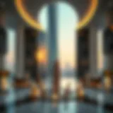 Futuristic design of the Binary Tower