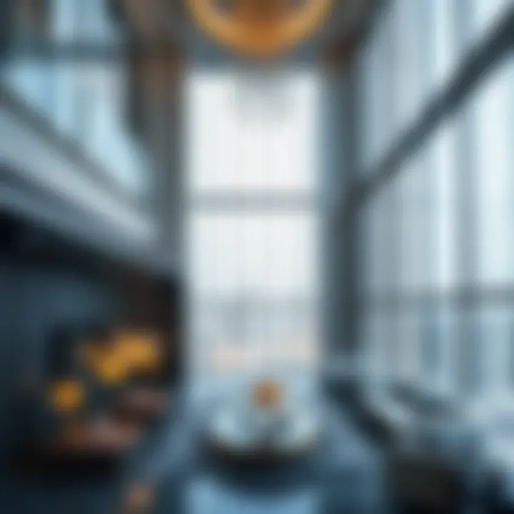 Interior design aesthetics of Binary Tower