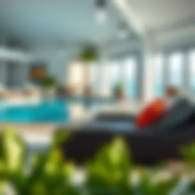 Amenities at Ellington Beach House Amenities of Ellington Beach House including pool and recreational areas