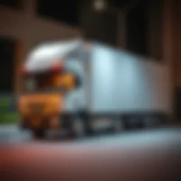 A modern truck designed for furniture transportation