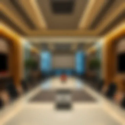 Luxurious conference room at Jetset Business Center