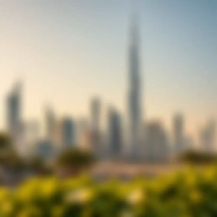 Dubai skyline showcasing real estate development