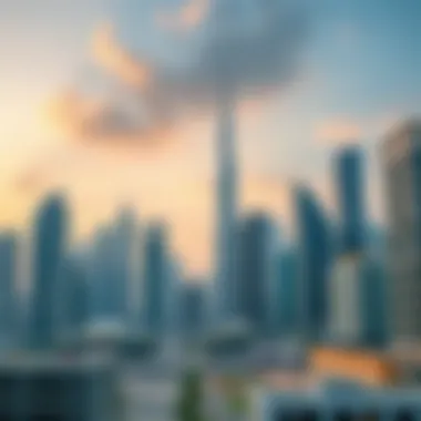 Dubai Skyline and Rental Market Dynamics Dubai skyline representing rental market dynamics